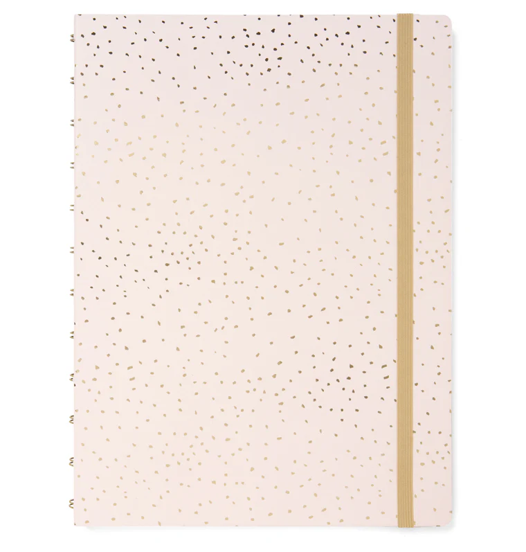 Confetti A4 nachfüllbares Notizbuch Rose Quartz - Sale